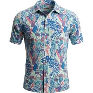 Tipsy Elves Mens Vacation The Island Breeze Hawaiian‎ Shirt  Size XL